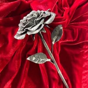 Forged Iron Rose