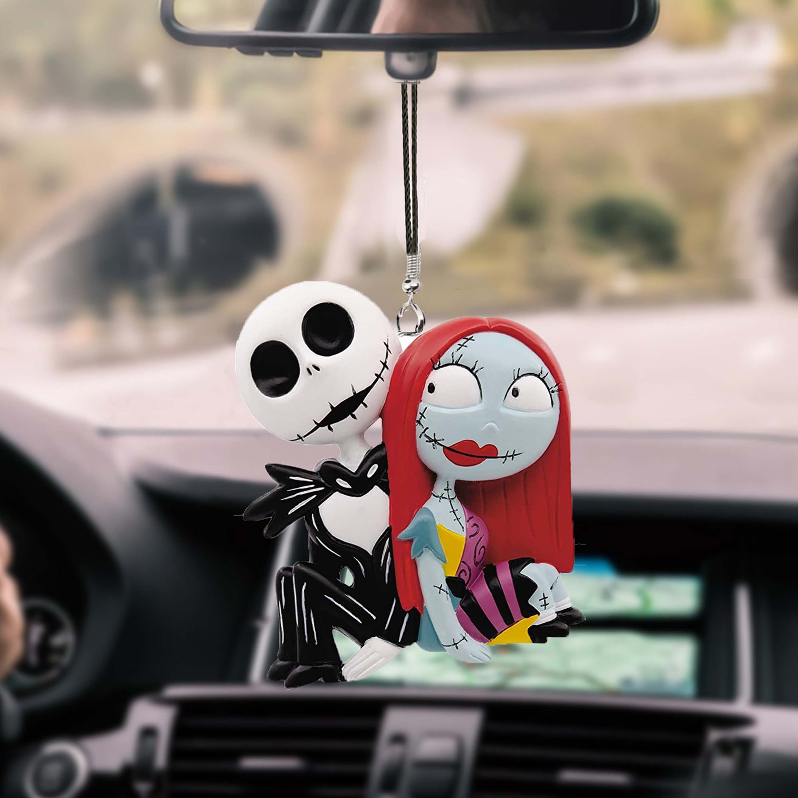 Car Hanging Ornament Nightmare Before Christmas Hanging Car Etsy