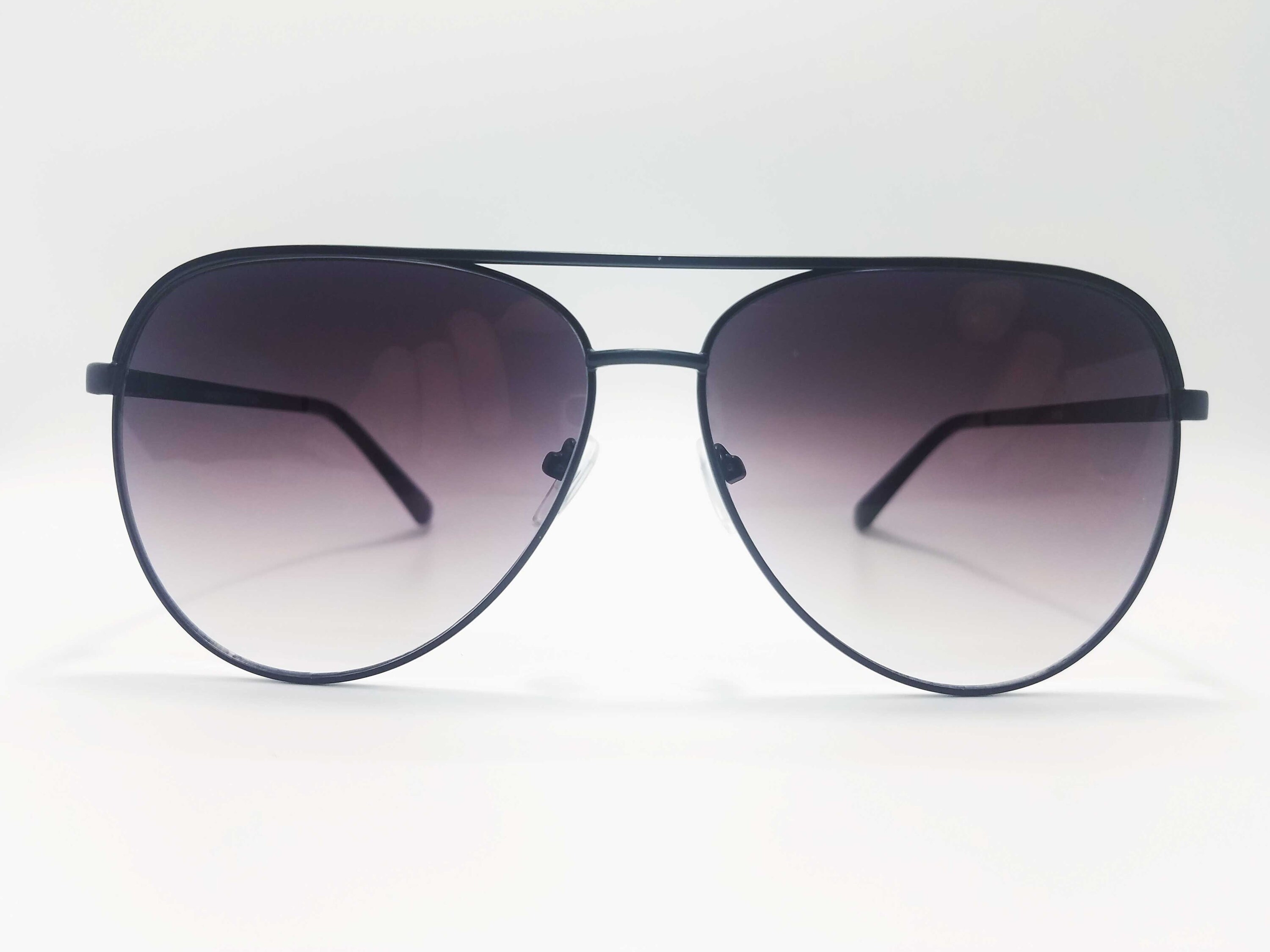 Black tinted aviator sunglasses top