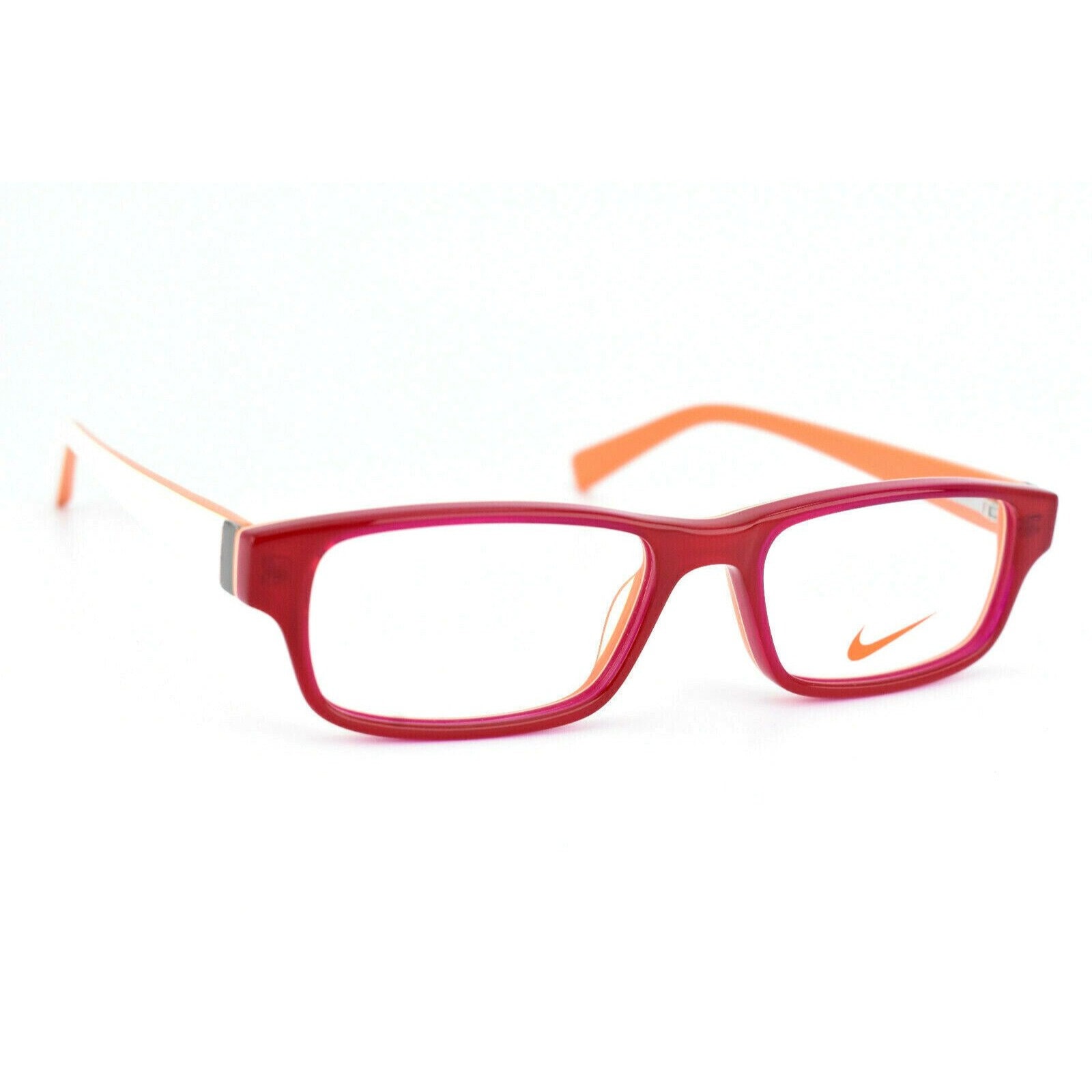 Onza Paleto Arado Nike Eyeglasses Kids Full Frame 5528 605 Red Orange Boys Girls - Etsy