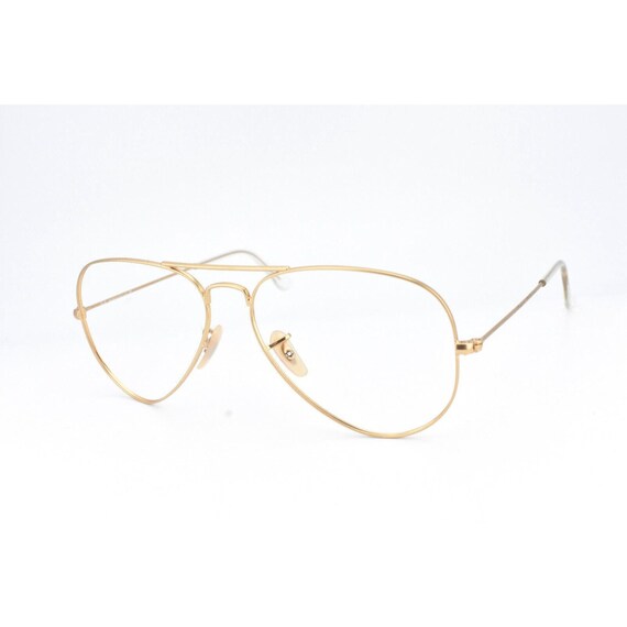 Ray-Ban Aviator RB 3025 112/19 Matte Gold Frame S… - image 2