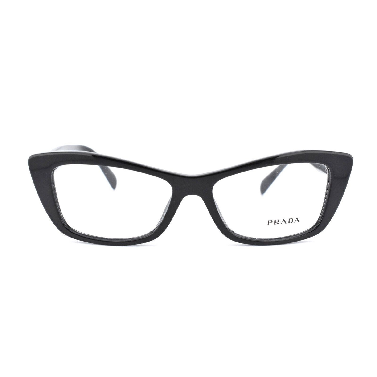 PRADA Eyeglasses Full Frame VPR 15X 1AB-1O1 Black Women Italy - Etsy