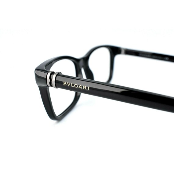 Bvlgari Eyeglasses 3020 501 Full Frame Black Squa… - image 4