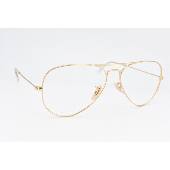 Ray-Ban Aviator RB 3025 112/17 Matte Gold Frame S… - image 1