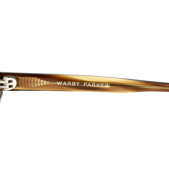 Warby Parker Eyeglasses Finch 234 Striped Brown F… - image 9