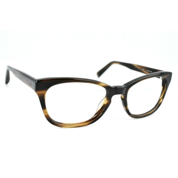 Warby Parker Eyeglasses Finch 234 Striped Brown F… - image 1