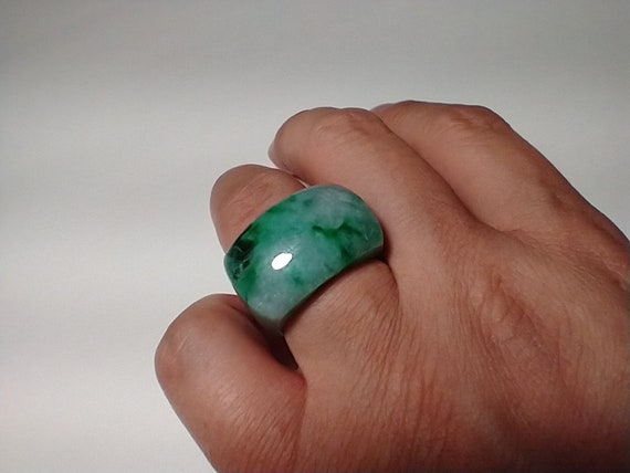 Jadeite Ring Men Size - image 7