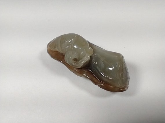 Jade Pendant Lotus and Fish