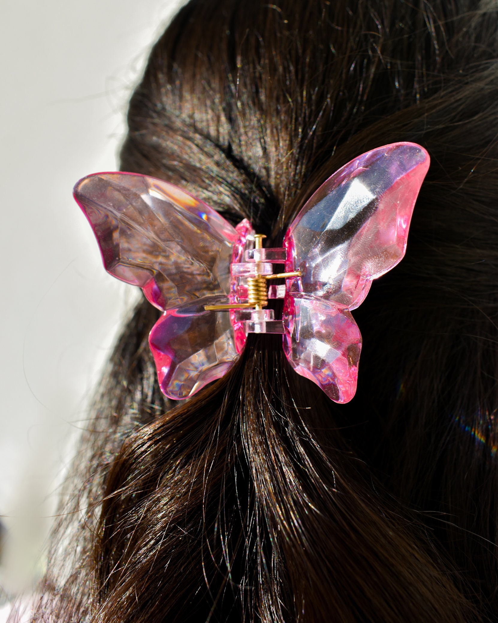 90s Butterfly Hair Claw Clip y2k Aesthetic Pinterest Etsy