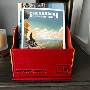 Porte-cartes postales et présentoir