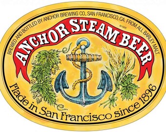 Anchor Steam brewery Sticker