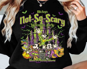 Mickey's Not So Scary Halloween Party 2026 Shirt, Walt Disney World Shirt, Disney Halloween Trip Tee, Mickey and Friends Tee, Halloween Gift