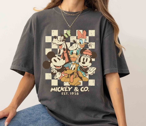Vintage Mickey & Co 1928 Comfort Colors Shirt, Mickey and Friends