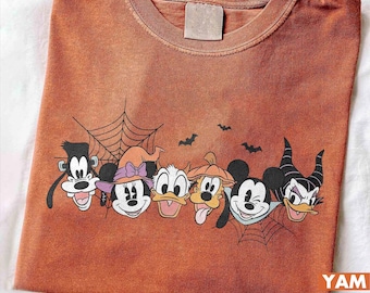 Spooky Mouse and Friends Comfort Colors® Shirt, Mickey Boo Halloween Shirt, Pumpkin Mickey, Disney Spooky Shirt, Disney Halloween Shirt
