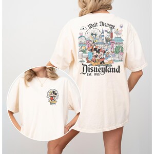 Custom Disneyland Est.1955 Shirt, Custom Name Disney Shirt, Mickey And Friends Tee, Family Disney Trip Shirt, Disney Matching Shirt image 7