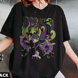 Retro Comfort Colors Maleficent Shirt, Halloween Villains T-Shirt, Maleficent Witch Sweatshirt, Disney Halloween 2026 Shirt, Halloween Gift image 3