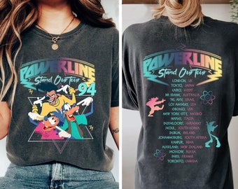 Retro 90s Goofy Movie Comfort Colors Shirt, Max Goofy Roxanne Powerline Shirt, Disney World Tour Shirt, Goofy Movie Shirt, Disney Group