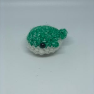 Crochet mini whales