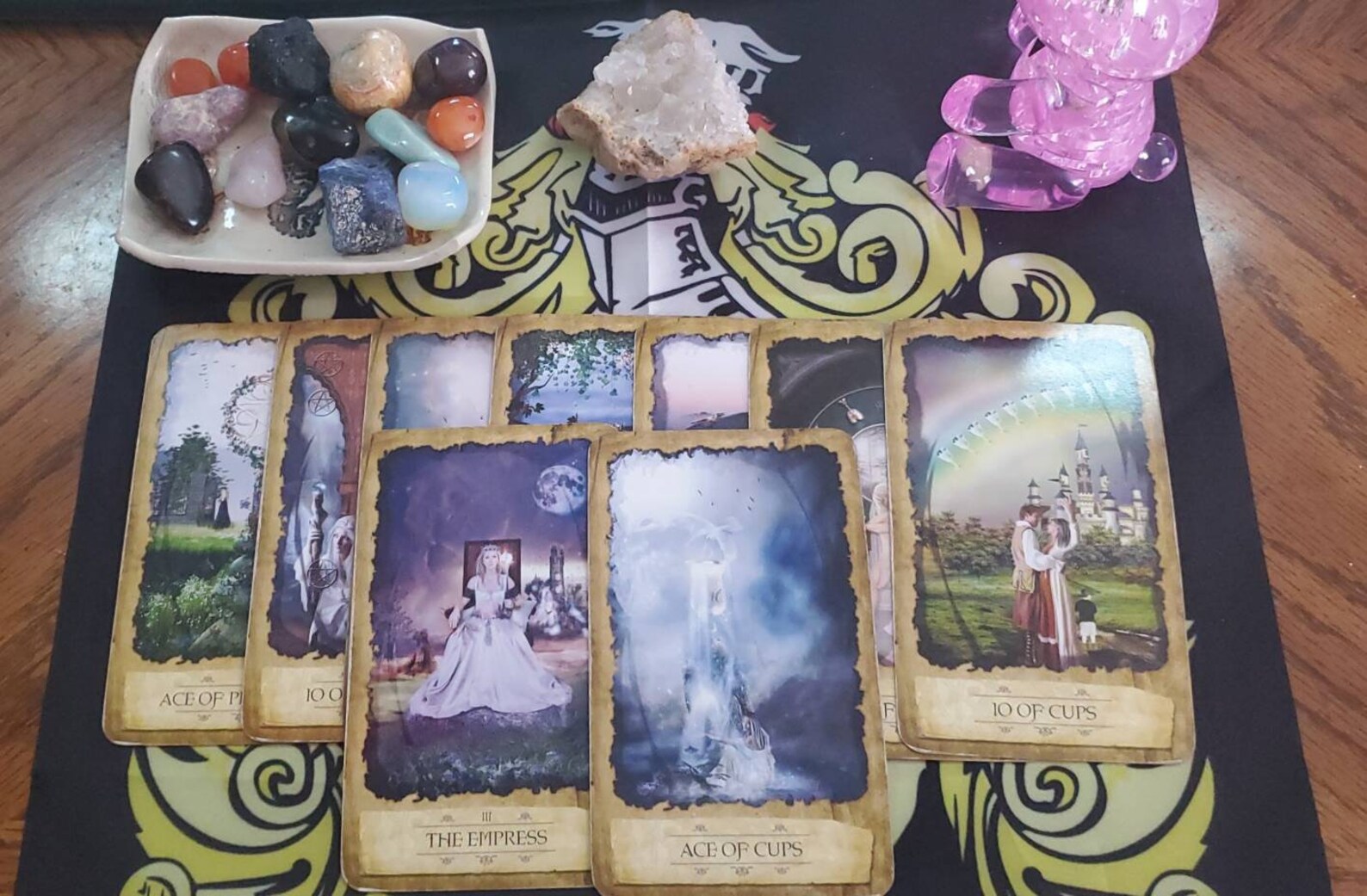 9 Card Pull Tarot Reading2 Oracle Pull With Mystic Dreamer Etsy