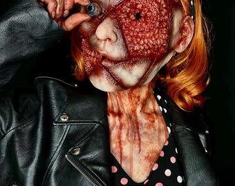 ーbuilt-to-orderー Silicone monster mask with removable eyeballs (roc)