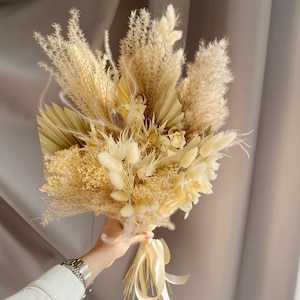 Boho wedding bouquet dried flowers preserved flowers wedding bouquet preservation wildflower