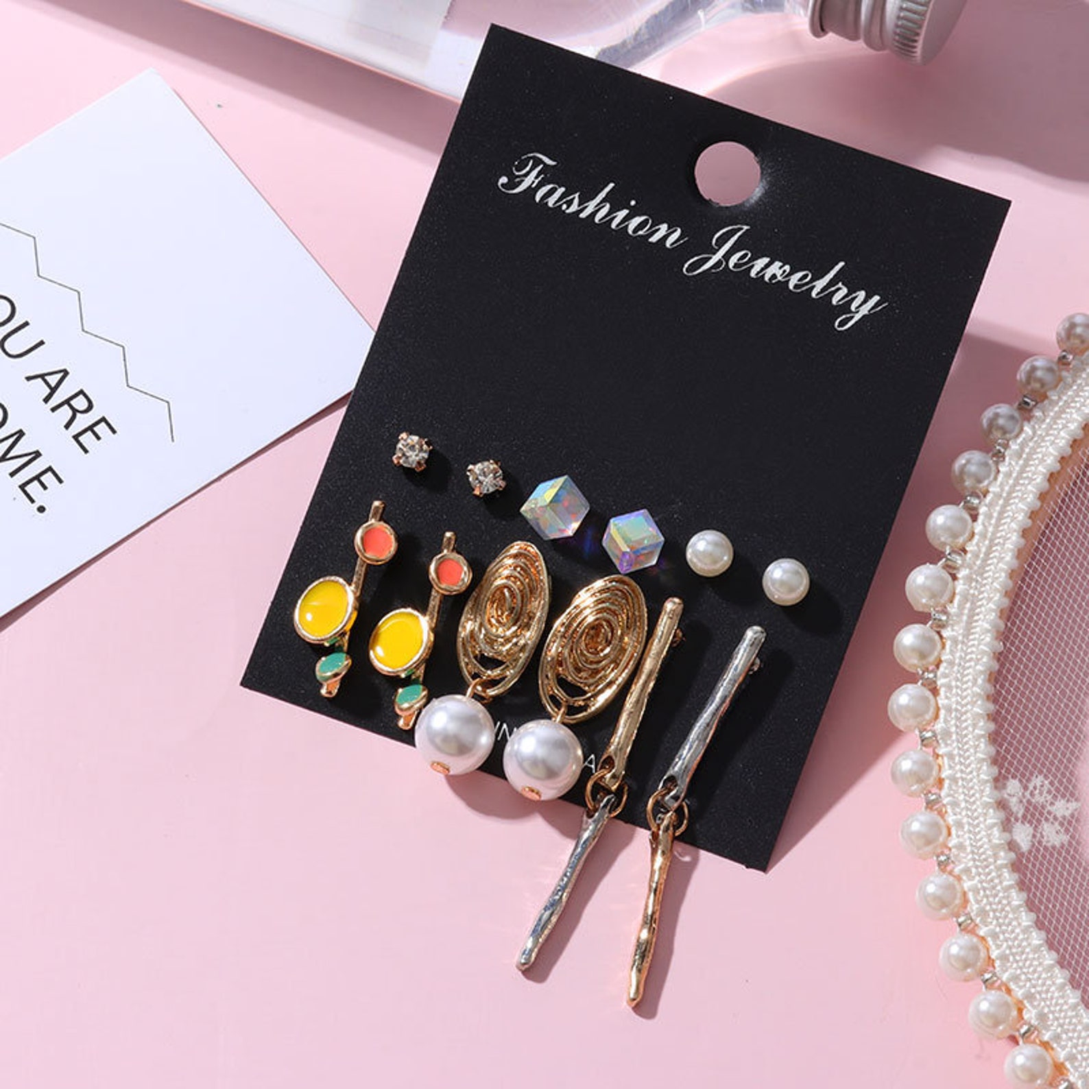 Earrings Set For Multiple Piercings Gold Multi Pack For Women Etsy