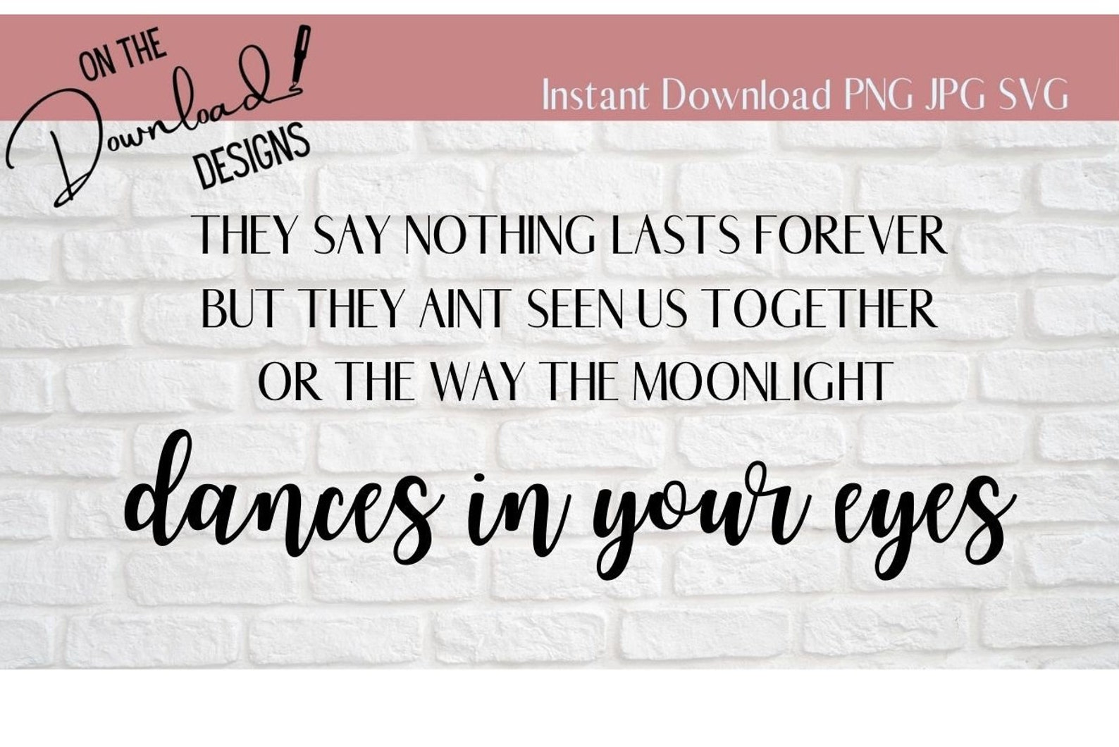 Download Luke Combs Svg Forever After All Lyric Svg Love Song Lyric | Etsy