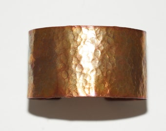 Copper Cuff Bracelet, Patina Jewelry, Vintage Rustic Jewelry