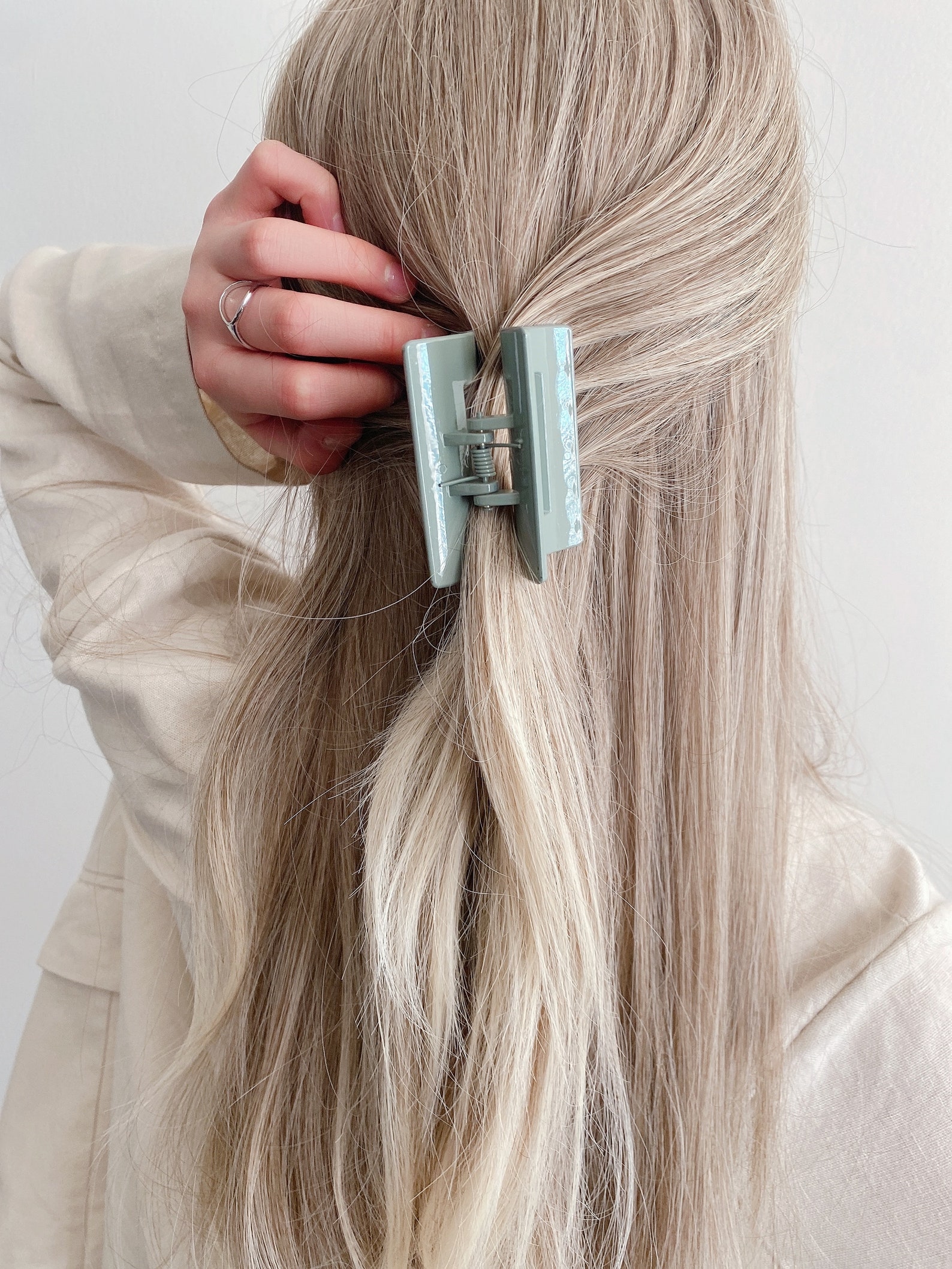 Trendy colourful hair claw clips/ Square hair claw clip/ Claw Etsy