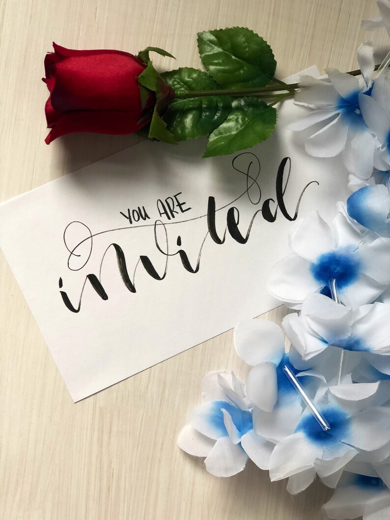 Custom Addressed Envelopes/ Invitations Etsy