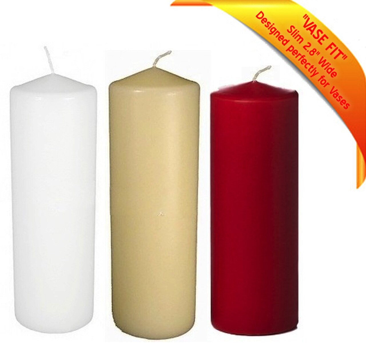 D light Online Bulk Event Pack Round Unscented Vase Fit Pillar Candles 12 Pcs Bulk Etsy Ireland