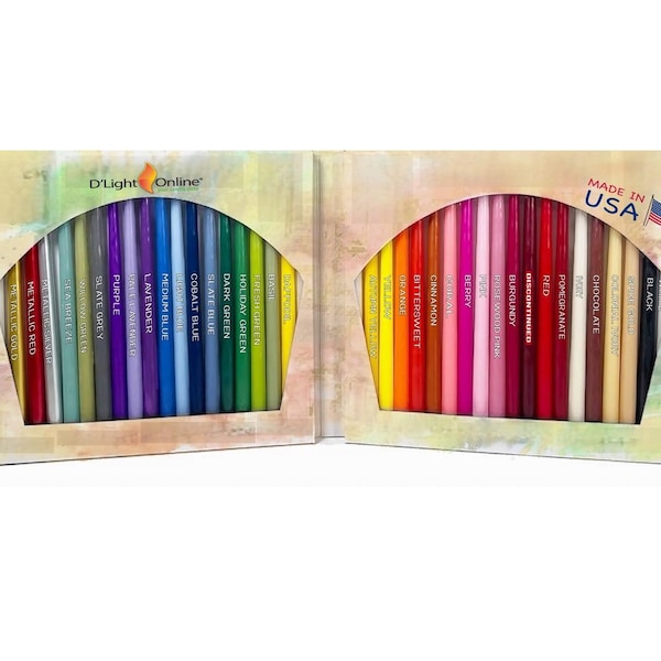 D'light Online 1 Single Individually Wrapped Premium Quality Taper Candles, Hand-Dipped, Dripless and Smokeless .
