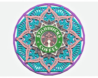 Mandala v9 Layered Design for cutting, Classic mandala for laser and paper cut, Mandala Vector SVG Mandala for Cricut, Glowforge, etc.