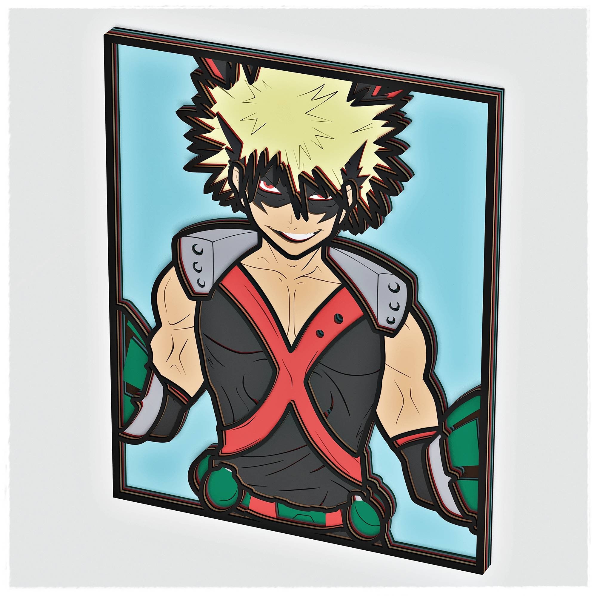 Anime Guy V19 Layered Design for Cutting Anime Guy Vector - Etsy UK