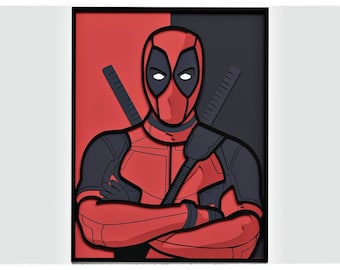 Scarred Hero Layered Design for cutting, Scarred Hero Vector file for laser and paper cut, Scarred Hero Vector SVG Mandala for Cricut