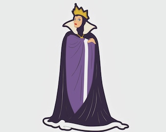 Villano de dibujos animados v2 Diseño en capas para cortar, archivo vectorial de villano de dibujos animados para corte de papel y láser, villano Vector SVG Mandala para Cricut