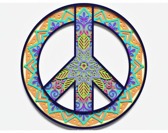 【F3号/手作り額縁入り】Symbol of peace❦ F3号/お値下げOK❥ハンドメイド額縁】Symbol of peace - 絵画