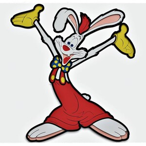 Rabbit v2 Layered Design per il taglio, Cartoon Rabbit Vector file per laser e carta tagliata, Animated Rabbit Vector SVG Mandala per Cricut