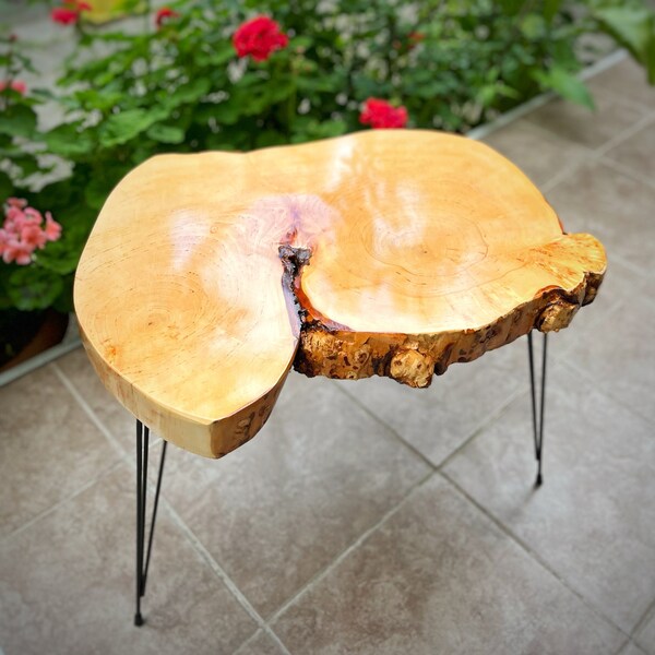 Natural Coffee Table Wooden Solid Log Coffee Tables Live Etsy Canada