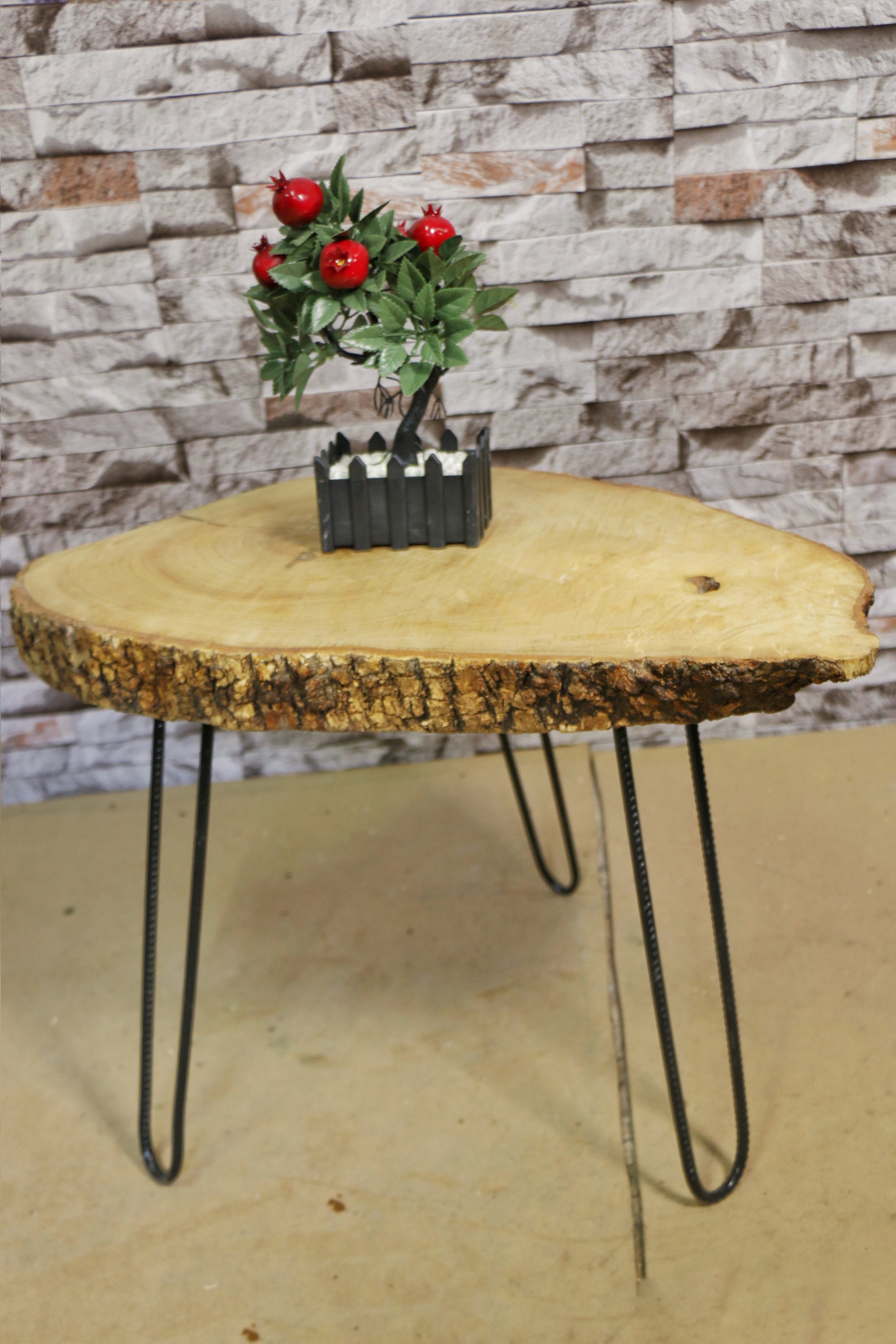 table Basse Live Edge,