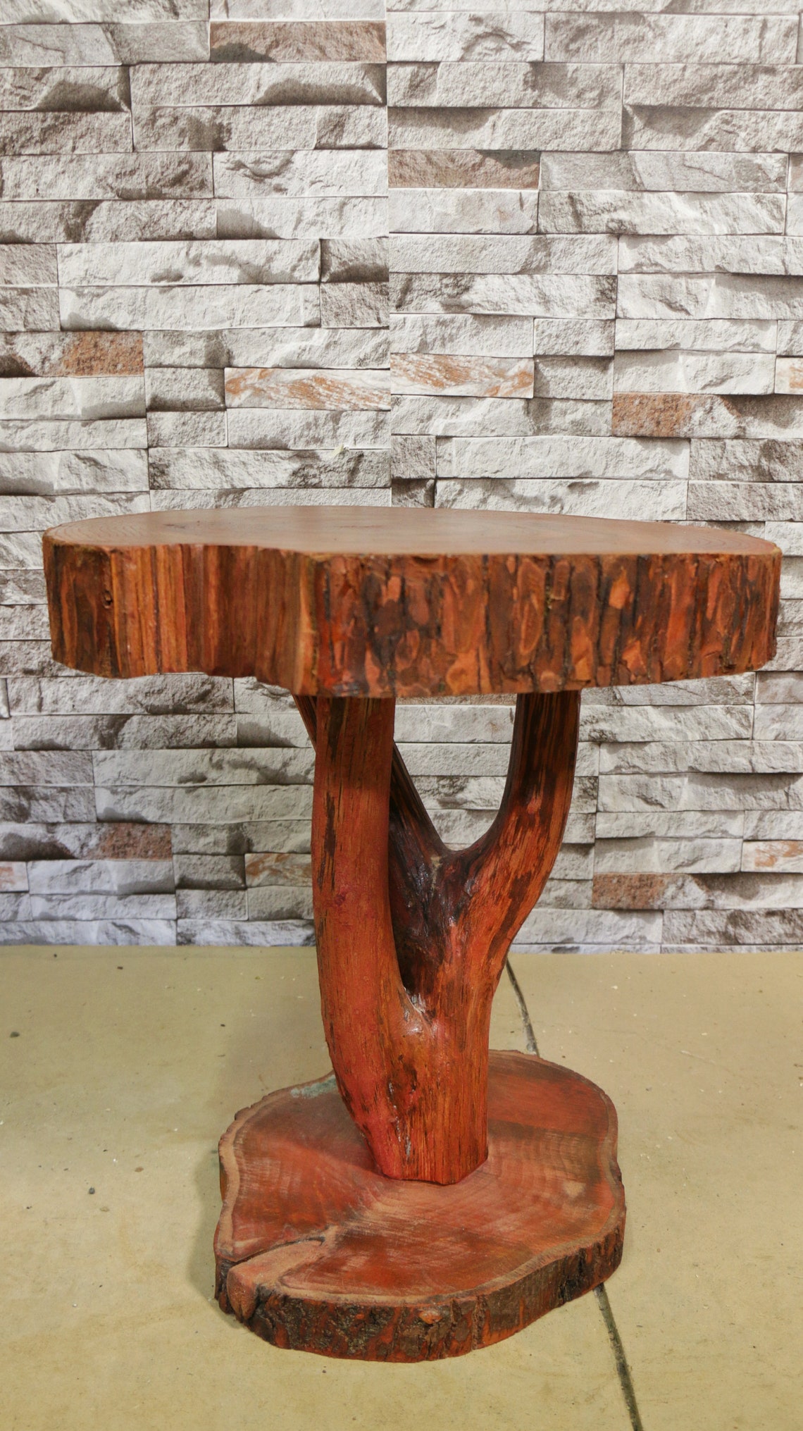 Live Edge Coffee Table Round Coffee Table Wood Slab Rustic Etsy UK