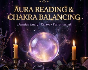 Aura Reading & Chakra Balancing from Photo | Detailed Energy Report, Aura Colors, Chakra Healing, Psychic Reading, Spiritual Guidance