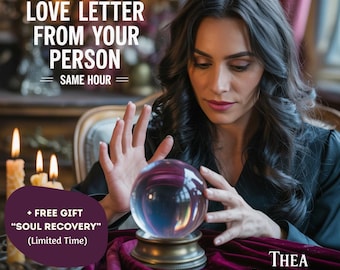 Love Letter From Your Person, Soulmate Reading, Romantic Love Message, Future Spouse Message, Psychic Love Reading, Same Hour, Same Day