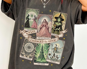 Camiseta de la carta del Tarot Malvada, regalo para fans de la película de brujas