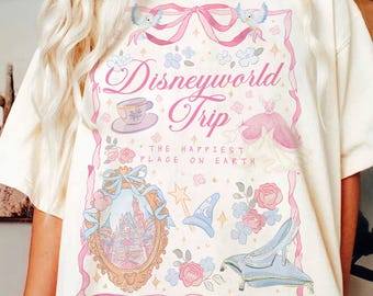 Disney Castle Coquette Shirt, Magic Kingdom Family Trip Tee