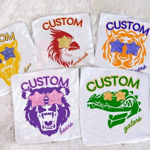 Custom Retro Football Mascot Shirt,School Spirit Shirts, Custom Vintage Preppy Checkerboard We Are Mascot School Shirt, Vintage Mascot Shirt