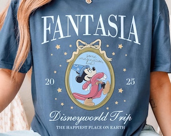 Disney Fantasia Shirt, Mickey Mouse Wizard Tee, Magic Kingdom Family Trip