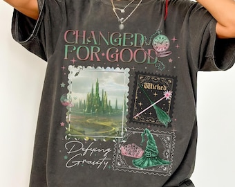 Camiseta de Wicked Musical, camiseta de fan de Change For Good