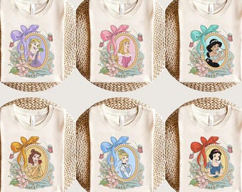 Vintage Disney Princess Comfort Colors Tee, Girl Trip Shirt