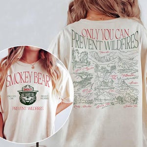 Smokey the Bear Resist Shirt, I Stand With The NPS Shirt, Only You can Prevent Wildfires Save our National Parks Protect our Parks Shirt